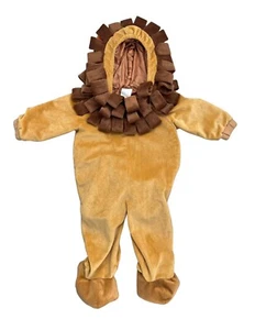LION Halloween Costume One Piece Zip-up With Hood Size 12-24 Months Target - Picture 1 of 3