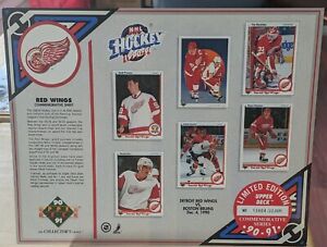 13804  90-91 Detroit Red Wings Commemorative Sheet 12.04.1990