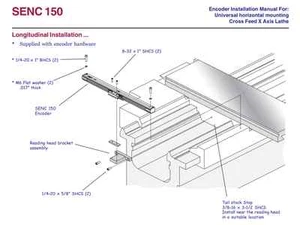 689408-01 Discontinued Acu-Rite Lathe Bracket SENC 150:Cross Slide Univ Bracket - Picture 1 of 1