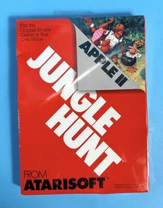 Jungle Hunt by Atarisoft for Apple II Computers 5.25" Floppy Disk - New & Sealed - Picture 1 of 7