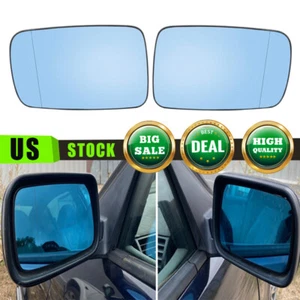 Pair Side Mirror with Backing Plate Heated for BMW E39 E46 330i 325i 525i 328i - Bild 1 von 9