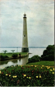 LIGHTHOUSE at GRAND LAKE Ohio OH Postcard - Picture 1 of 2