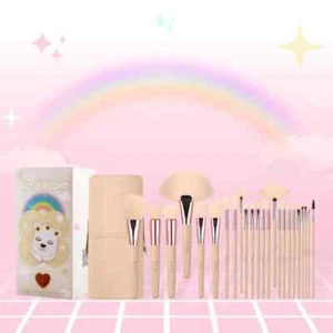 New C Lux So bright Ivory 24pc Makeup Brush Set Cute Bear Collection - Picture 1 of 4