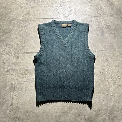 Vintage Made In USA Eddie Bauer Sweater Vest Men’s Size Medium Green - Image 1 of 4