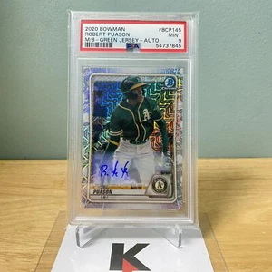 2020 Bowman Chrome ROBERT PUASON Mega Mojo Auto Variation 25/25 PSA 9 - Picture 1 of 4