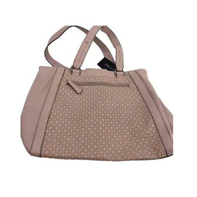 Bolsa de ombro de couro rosa Ellen Tracy | Tamanho médio - Imagem 1 de 4