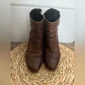 Rag and bone brown midcalf chunky zip up slouchy boots size 8 - Picture 1 of 10