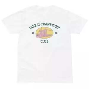Camiseta Isekai Transport Club Divertida Anime Unisex Manga Corta Premium - Imagen 1 de 12