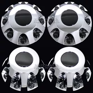 2011-2024 Silverado 3500 17" Dually Wheel Center Cap Front & Rear Dual Hub Caps - Picture 1 of 11
