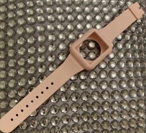 PINK SILICONE WATCH CASE 44mm For Apple Women’s Girls Smartwatch Screen Strap - Picture 1 of 12