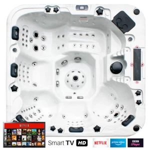 EXUMA 6 - 7 PERSON HOT TUB - LUXURY HOT TUBS FOR SALE U.S.A BALBOA + BLUETOOTH - Picture 1 of 20