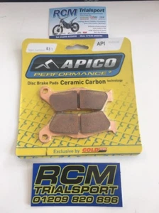 Husqvarna WR 125 Sintered Motorcycle Front Brake Pads 2005 2006 2007 2008 2009 - Picture 1 of 4