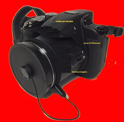 FRONT SLIP ON LENS CAP DIRECTLY TO CAMERA FUJI S2940WM S2940 WM FINEPIX+HOLDER - Image 1 of 4