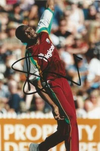 WEST INDIES CRICKET: SULIEMAN BENN SIGNED 6x4 ODI ACTION PHOTO+COA - Picture 1 of 1