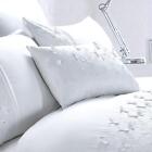 Duvet Cover Quilt Set White Papillion Butterfly Easy Care Bedding