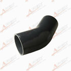 45 Degree 2.75" To 2.5'' Silicone Hose Reducer Pipe Intercooler Turbo Tube Black