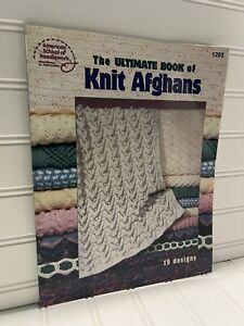 American School Of Needlework The Ultimate Book Of Knot Afghans 19 Designs VG