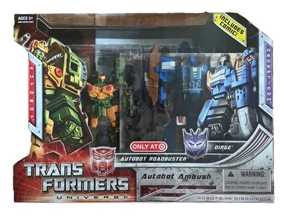 RARE NEW- Transformers Universe-Roadbuster vs Dirge- TARGET EXCLUSIVE - Image 1 of 2