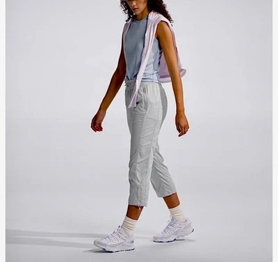 Pantalones de senderismo recortados capri gris afrodita THE NORTH FACE para mujer talla mediana Foto 1 de 4