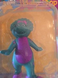 Vintage Fun-Time Baby Bop Vinyl Spielzeug Figur Kind Dimension Hasbro 1993 Neu aus altem Lagerbestand - Bild 1 von 4