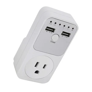 Multifunktionaler Spannungsschutz Intelligenter Countdown-Timer-Stecker Mit 2 - Bild 1 von 6