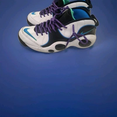 Nike Air Zoom Flight 95 White Photo Blue Jason Kidd PE Mavs DM0524-100 Size 11 - Image 1 of 4