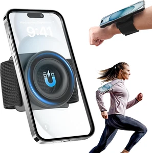 Support Téléphone Running pour Iphone [Rotatif 360° & Mise à niveau Anti-Chute] Magnétique Wr - Photo 1 sur 12