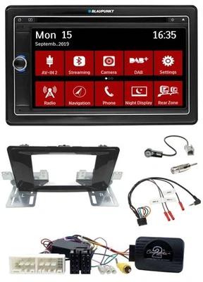 Blaupunkt Bluetooth DAB 2DIN USB DVD Lenkrad Autoradio für Hyundai H 350 ab 2016 - Bild 1 von 4