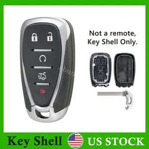 For 2017 2018 2019 2020 2021 2022 Chevrolet Malibu Remote Key Fob Shell Case Pad - Picture 1 of 6