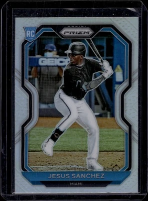 2021 Panini Prizm Silver Prizm #148 Jesus Sanchez Miami Marlins - Image 1 of 2