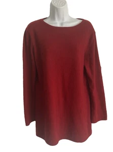 VTG Randolph Duke The Look Sweater Sz M Red ANGORA, MERINO WOOL, CASHMERE Tunic - Picture 1 of 11