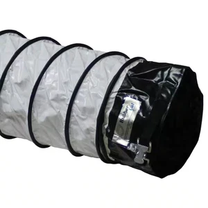Air Ventilator White 18 In. D X 25 Ft.Coil Flexible Ducting White - Bild 1 von 12