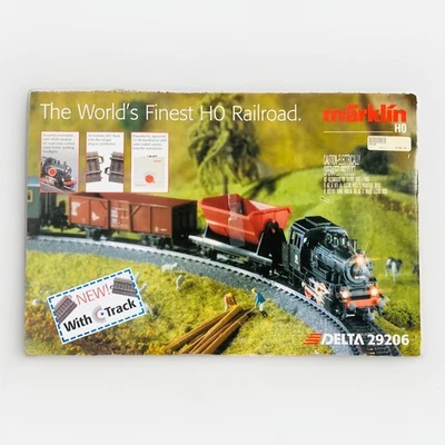 Märklin 29206 Starter Train Set H0 Railroad Delta Module Locomotive Freight Car - Image 1 of 4
