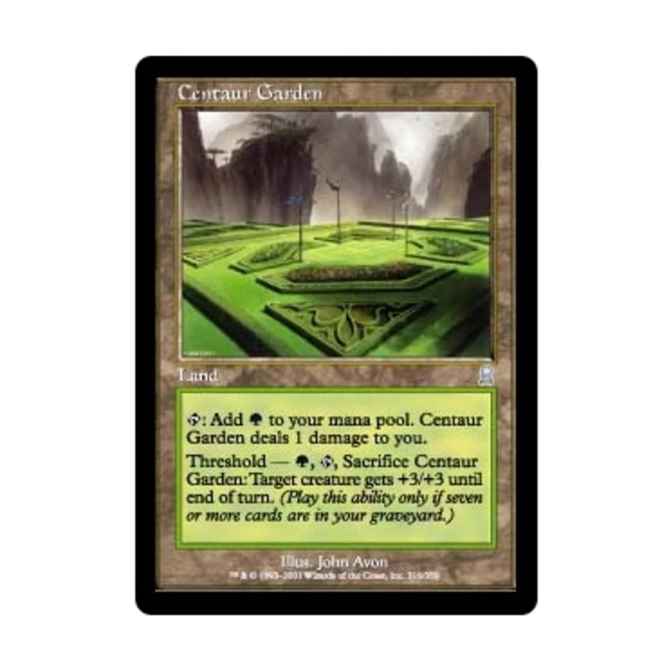 WOTC MtG Odyssey Centaur Garden (U) (Foil) NM - Image 1 of 1