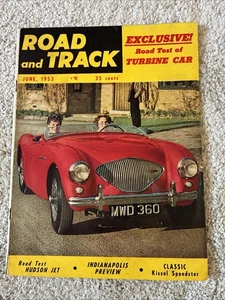 1953 Indianapolis 500 Hudson Jet Ed Trego Hudson Super Jet Road & Track Magazine - Picture 1 of 7