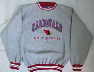 FELPA VINTAGE LOGO ATHLETIC PRO LINE ARIZONA CARDINALS TAGLIA M - Foto 1 di 6
