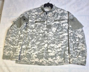 Camicia/Cappotto ACU X-Large -Corto USGI Digitale Mimetico Cotone/Nylon Ripstop Combattimento Esercito - Foto 1 di 12