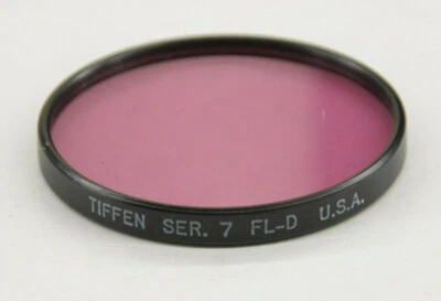 Tiffen - Ser 7 FL-D Purple Lens Filter - Fair Glass - Used - W548 - Image 1 of 2