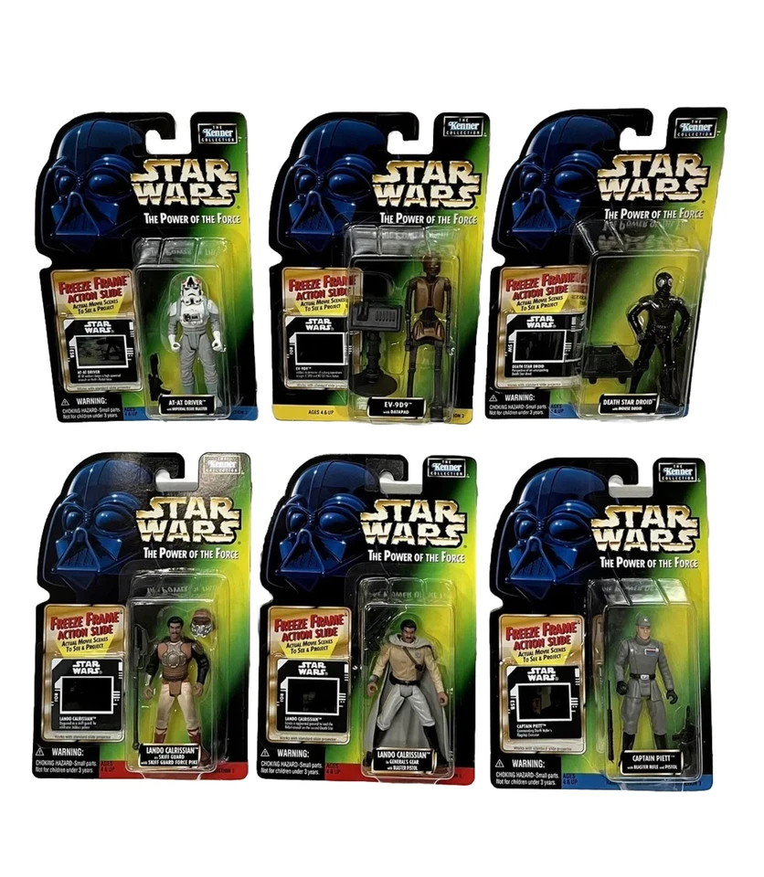 Star Wars POTF Lote 6: EV-9D9;DEATH STAR DROID;AT-AT DRIVER;CAPT. Piett;lando(2) - Imagem 1 de 4