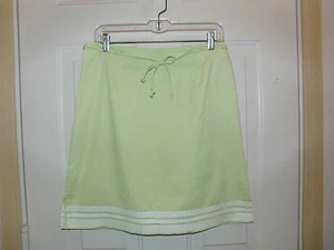 Susan Sands Sport Light Green Skirt Lightweight Size 8 *EUC - Imagen 1 de 4