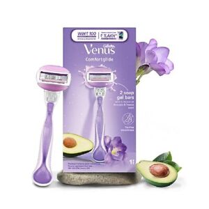 Gillette Venus Comfortglide Hair Removal Razor for Women | 1 Pc | Avocado Oil