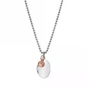 Sterling Silver Rose Gold Plated Dog Paw Locket DP879 - Picture 1 of 4