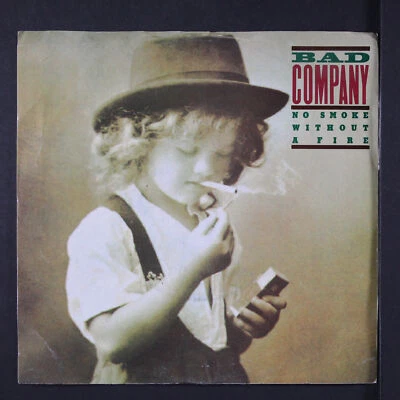 BAD COMPANY: no smoke without a fire ATLANTIC 7" Single 45 RPM Foto 1 de 4