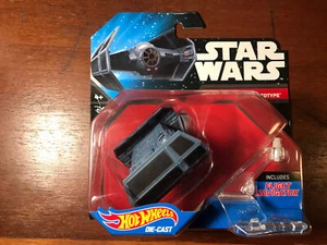Disney Hot Wheels Star Wars #12 Darth Vader's Tie Advanced /w Navigation NIB  - Picture 1 of 4