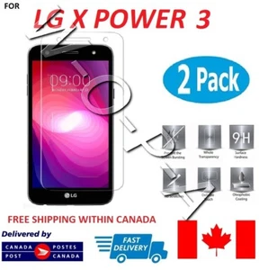 Fits LG X Power 3  Premium Tempered Glass Screen Protector  - Photo 1 sur 2