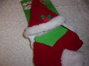 Mrs. CLAUS GATO SOMBRERO Gorra (Sm Dog) Navidad Vacaciones petco nuevo talla única bufanda santa - Imagen 1 de 1