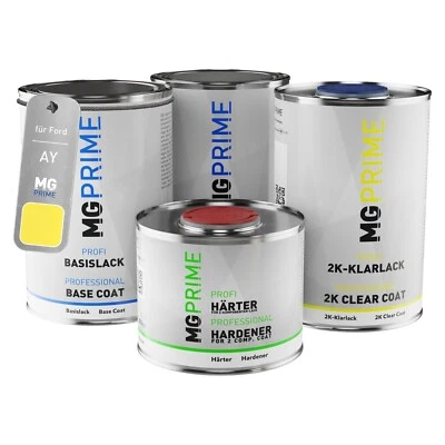 Autolack Dose Set für Ford AY NADCAXXA Zinc Yellow India Gelb spritzfertig 3,5L - Bild 1 von 4