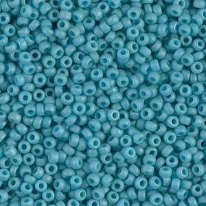 Miyuki Round Seed Beads Size 11/0 24GM Fancy Frosted Pale Seafoam Blue 11-2029 - Picture 1 of 3