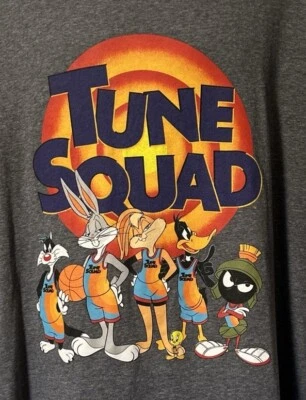 Tune Squad Space Jam A New Legacy T-Shirt Gray Size 3XLT - Image 1 of 4