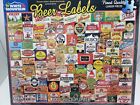 NEW SEALED White Mountain 1000 Piece Jigsaw Puzzle Beer Labels Chief Busch Bud